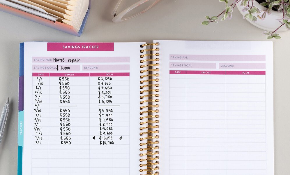 budget better with a savings tracker